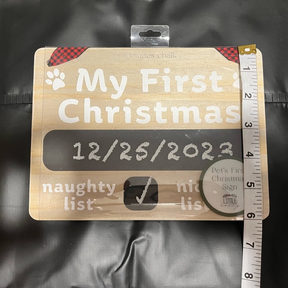Pets First Christmas Sign - Picture 3 of 3